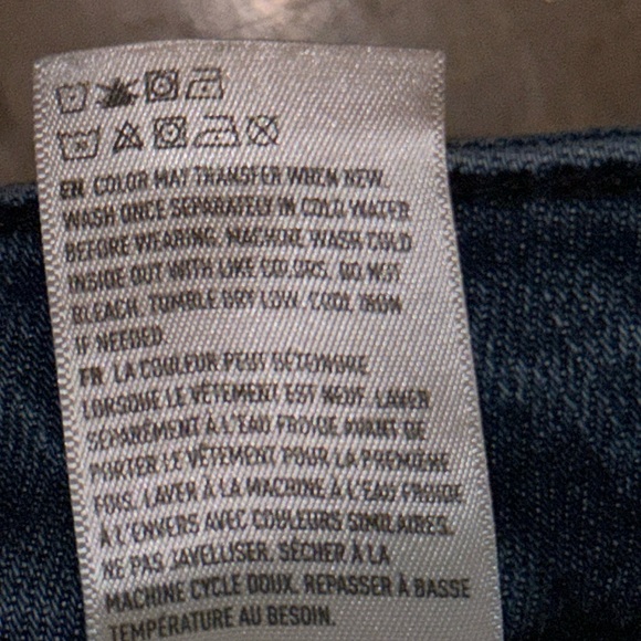 American Eagle 🦅 AirFlex+ Skinny Jean in Distressed After Midnight size 32x34 - Picture 13 of 16